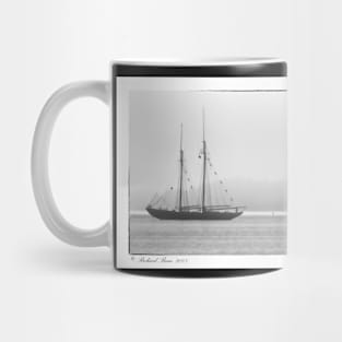 Foggy Morning Schooner Mug